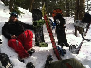 Exploring off the piste