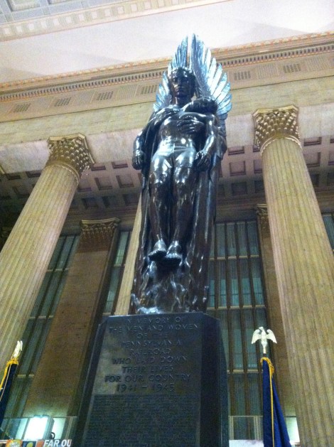 Statue at 3th Street Station